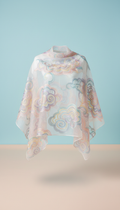Embroidered Cloud Organza Shawl