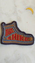 Premium Ready Made Take A Hike Shoe  Felt Patch