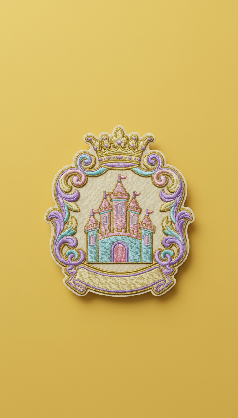 Fairy Tale Castle Crest Patch